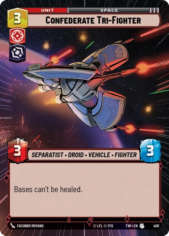 Tri-Fighter confédéré (Hyperespace) (400) [Crépuscule de la République]