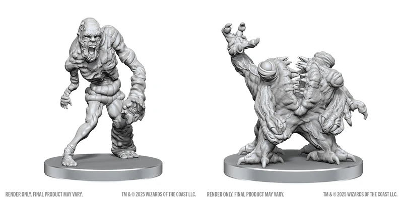 Figurines D&D : WV28 RUTTERKIN et le Démon de la Gueule