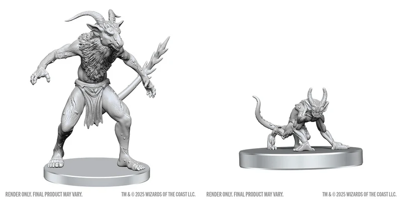 Figurines D&D : WV28 BULEZAU et QUASIT