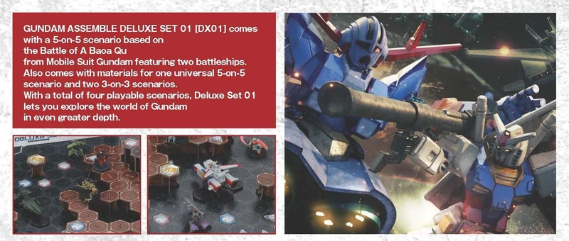 GUNDAM ASSEMBLE : COFFRET DE DÉMARRAGE DELUXE 01 [DX01]