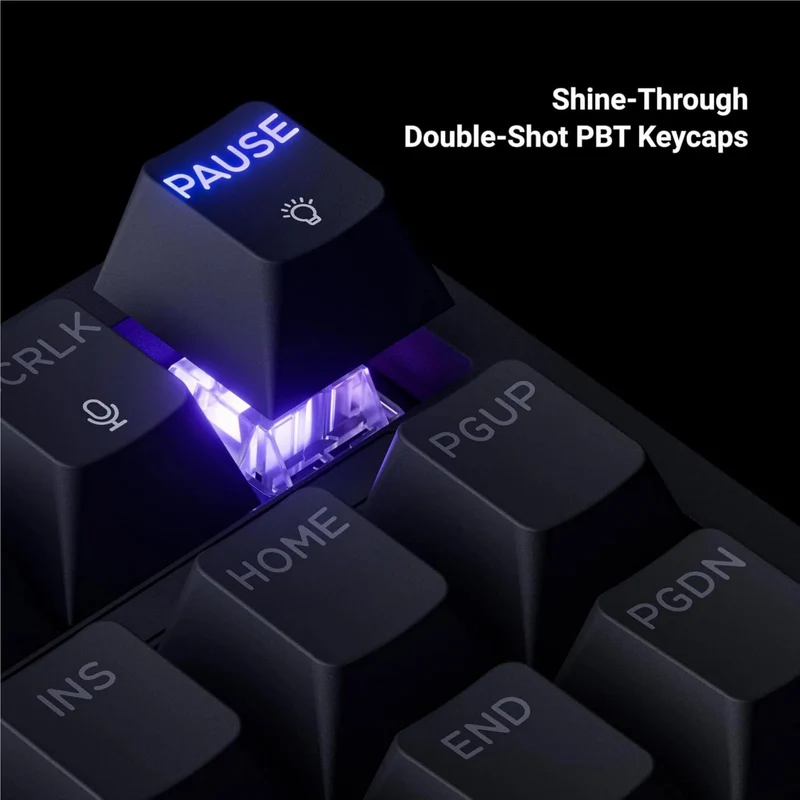 Keychron J4 QMK Wireless Mechanical Keyboard RGB Super Switch Hot-Swappable Banana Switch (Black)