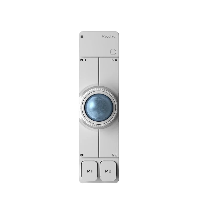 Keychron Nape Pro Wireless Trackball Mouse (White)