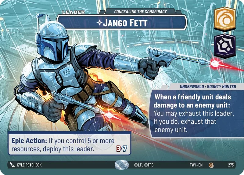Jango Fett - Dissimulation de la conspiration (Showcase) (273) [Le Crépuscule de la République]