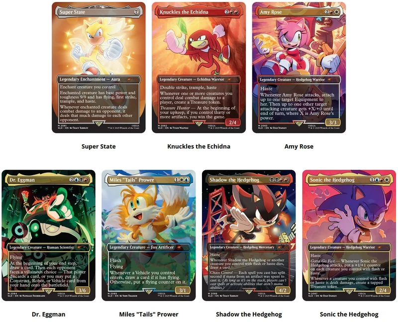 MTG SECRET LAIR SONIC LEGENDS ÉDITION RÉGULIÈRE