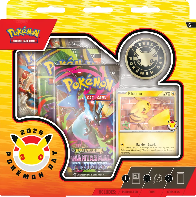 JCC POKÉMON : COLLECTION JOURNÉE POKÉMON 2026 - 30 JANVIER 2026 [LIMITE DE 6]