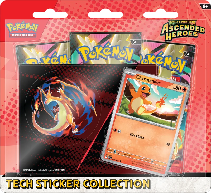 JCC POKÉMON ME02.5 : COLLECTION D'AUTOCOLLANTS TECHNIQUES HÉROS ASCENDANTS