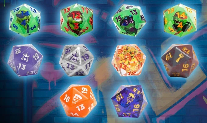 SIRIUS DICE - PACKS AU TRÉSOR - TORTUES NINJA