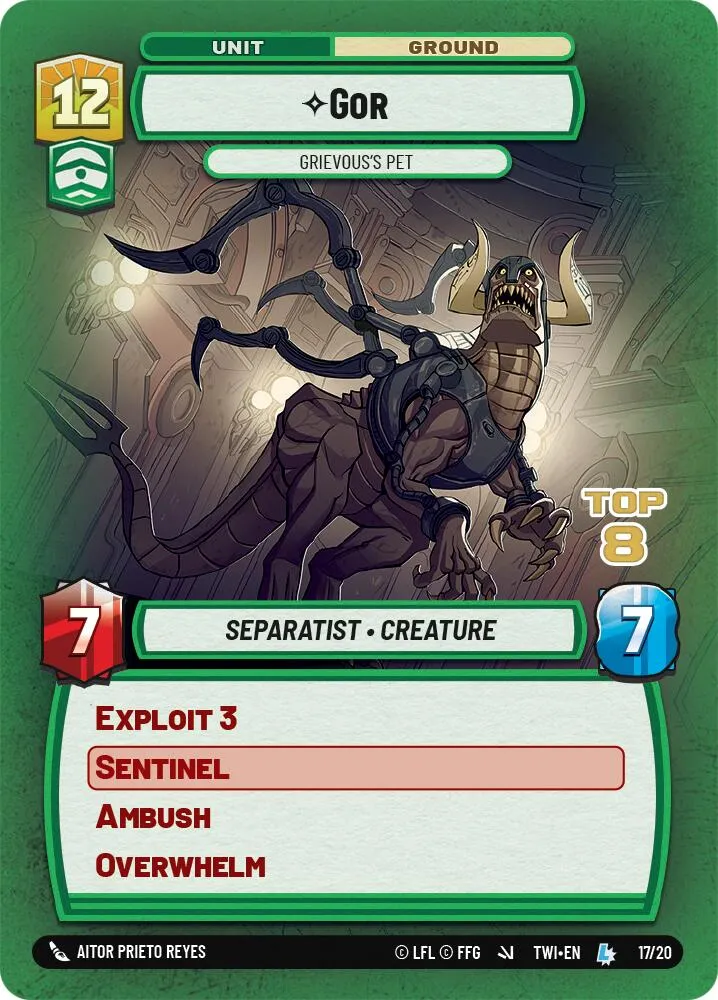 Gor - L'animal de compagnie de Grievous (Top 8) (17/20) [Promotions Store Showdown]