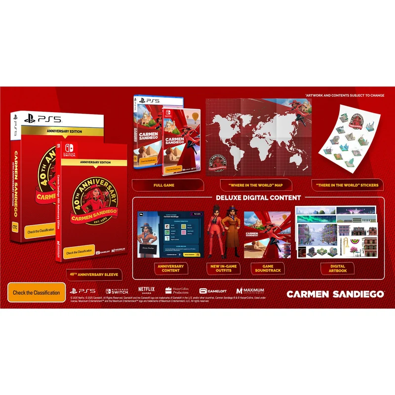 Carmen Sandiego 40th Anniversary Edition
