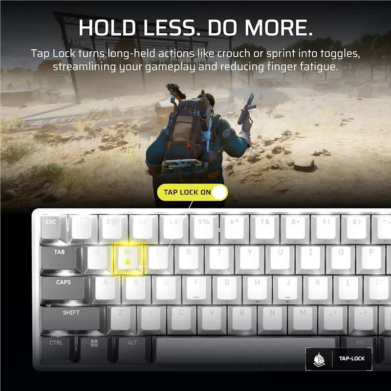 Corsair Clipper PRO MINI 60 Hall Effect Gaming Keyboard (White)