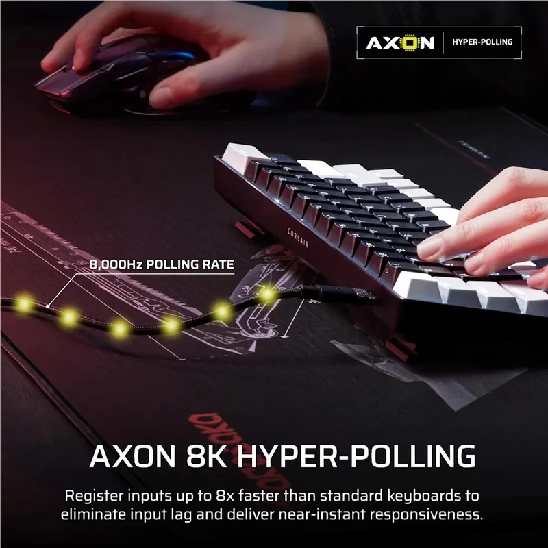 Corsair Clipper PRO MINI 60 Hall Effect Gaming Keyboard (Black)