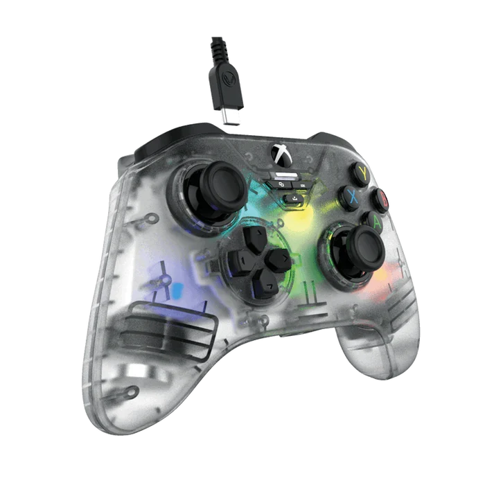 Snakebyte Gamepad Rgb X(TM) (wired, Hall Effect, Rgb, Transparent)