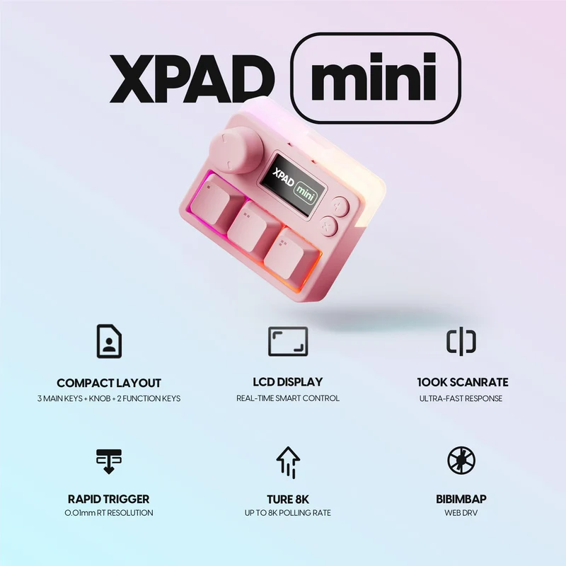 Pulsar Lab XPad Mini Pink