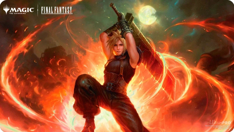 Tapis de jeu Up - MTG Final Fantasy - Cloud, ancien soldat