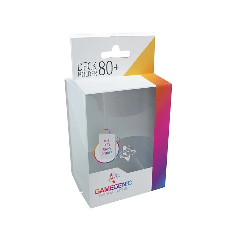 BOÎTE DE JEU DE CARTES - PORTE-JEU DE PLUS DE 80 CARTES - TRANSPARENT