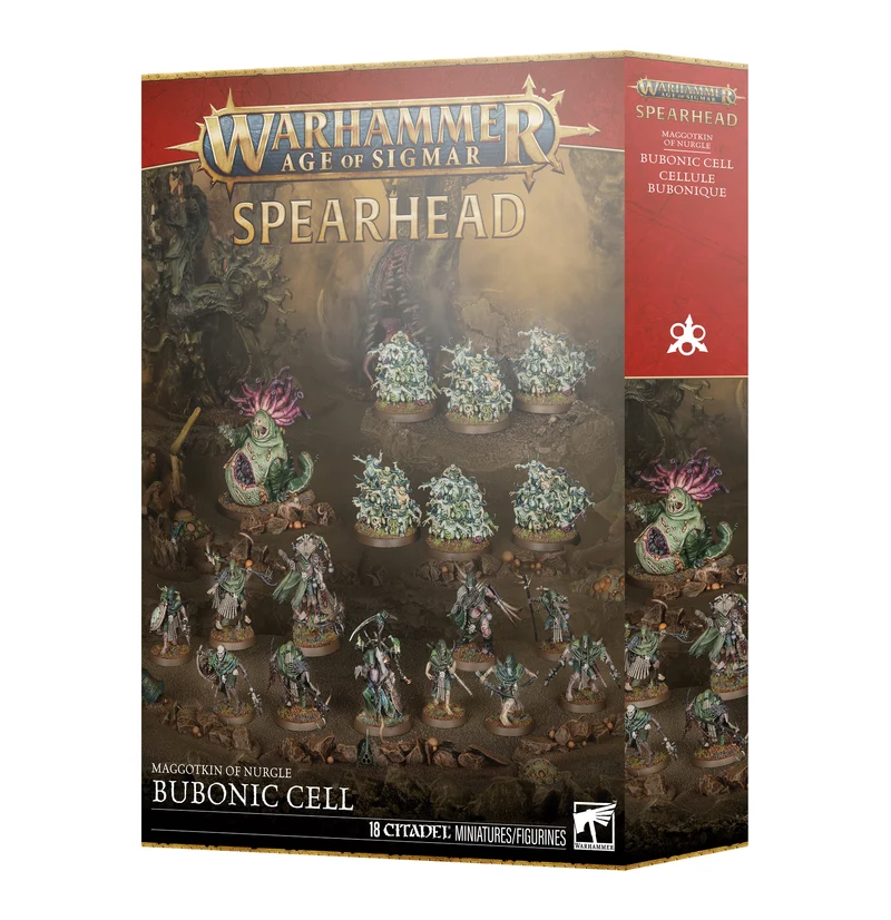 AOS SPEARHEAD : MAGGOTKIN DE LA CELLULE BUBONIQUE DE NURGLE