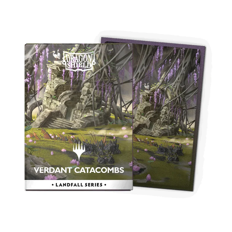 DRAGON SHIELD - SÉRIE LANDFALL - POCHETTES ARTISTIQUES : CATACOMBES VERDOYANTES