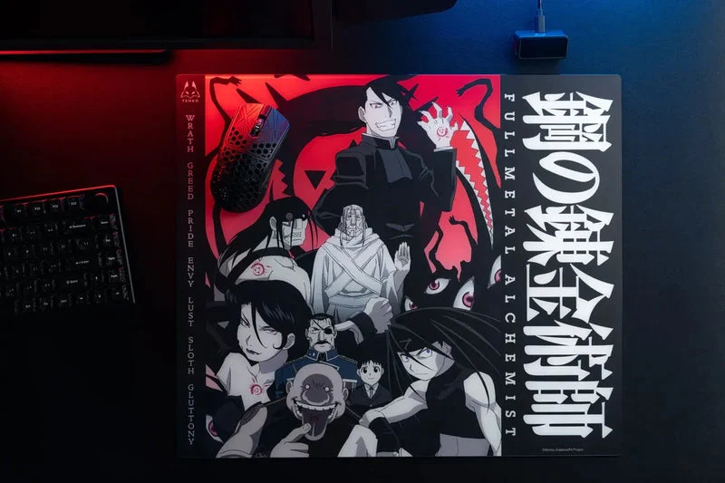 ARBITER STUDIO FMA BROTHERHOOD LUNAR BALANCE 490x420mm Glasspad (Homunculus)