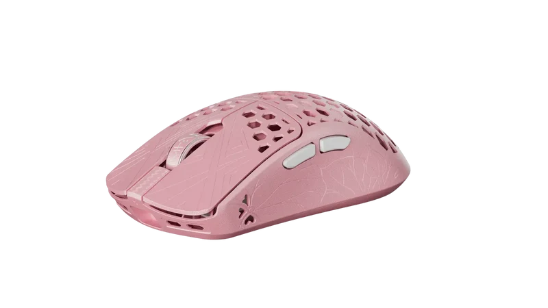 ARBITER STUDIO TENKO Akitsu Medium Carbon Fiber 8K Wireless Gaming Mouse (Pink)