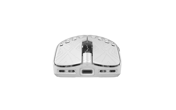 ARBITER STUDIO TENKO Akitsu Medium Carbon Fiber 8K Wireless Gaming Mouse (White)