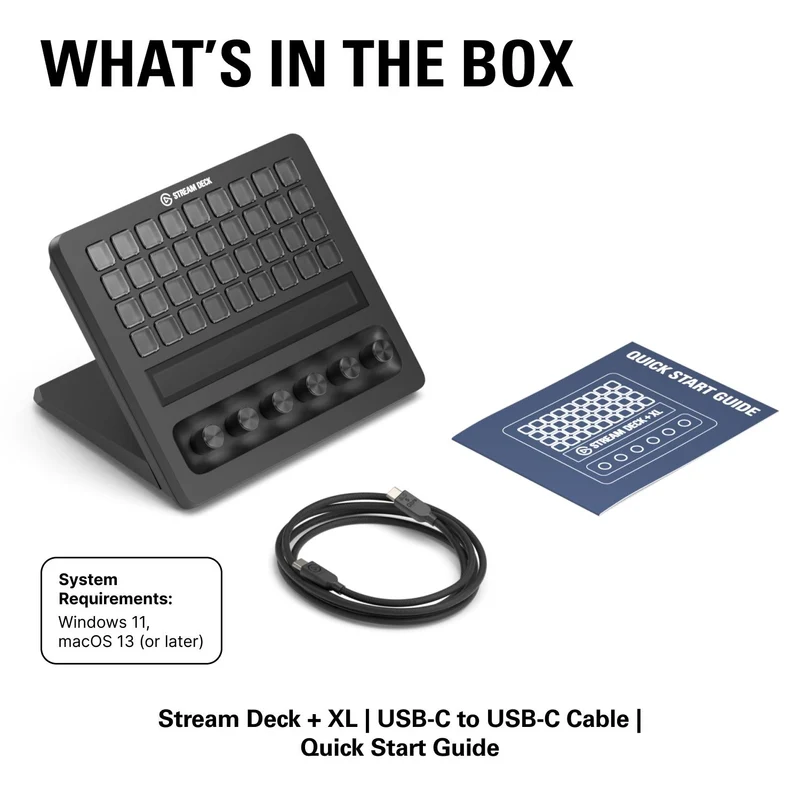 Elgato Stream Deck + XL – Customizable Control Platform