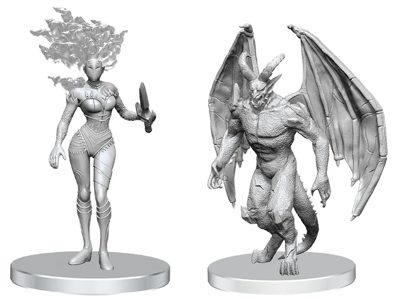 PF MINIATURES NON PEINTES : WV27 GARGOYLE & SHAE