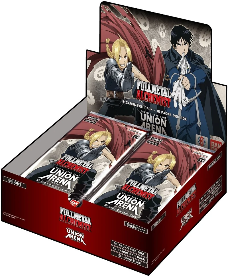 UNION ARENA : BOÎTE DE BOOSTER FULLMETAL ALCHEMIST UE09BT