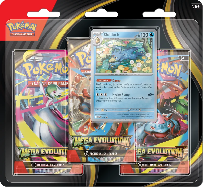 JCC POKÉMON ME01 : MÉGA ÉVOLUTION PACK DE 3 ÉVOLUTION BLISTER