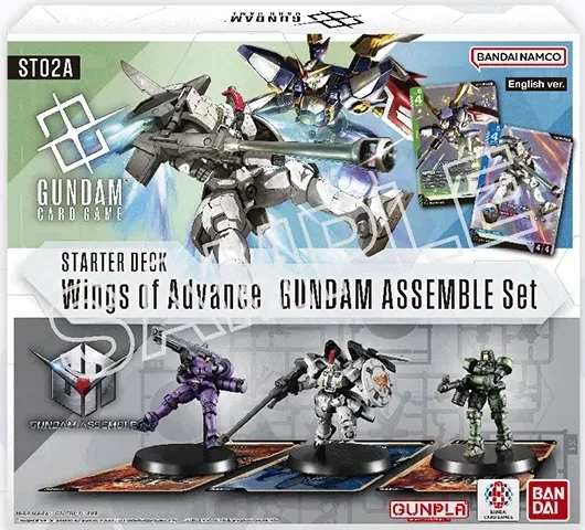 GUNDAM TCG : ST-02A WINGS OF ADVANCE GUNDAM ASSEMBLAGE