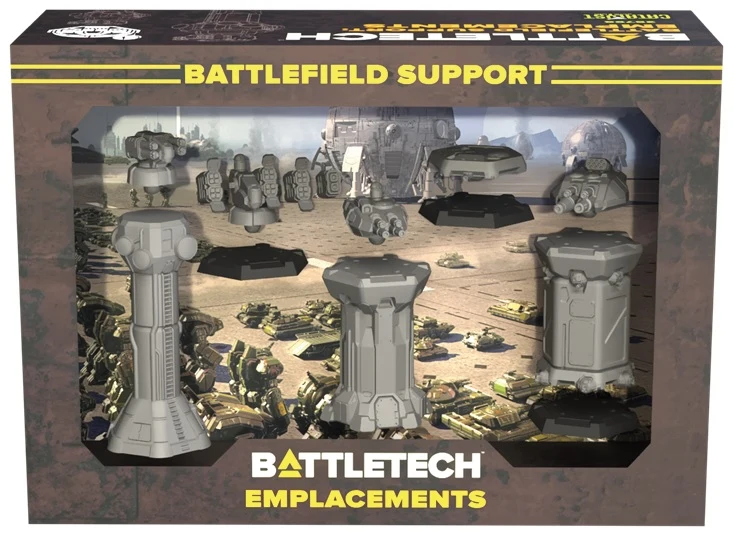BATTLETECH : EMPLACEMENTS DE SOUTIEN SUR LE CHAMP DE BATAILLE