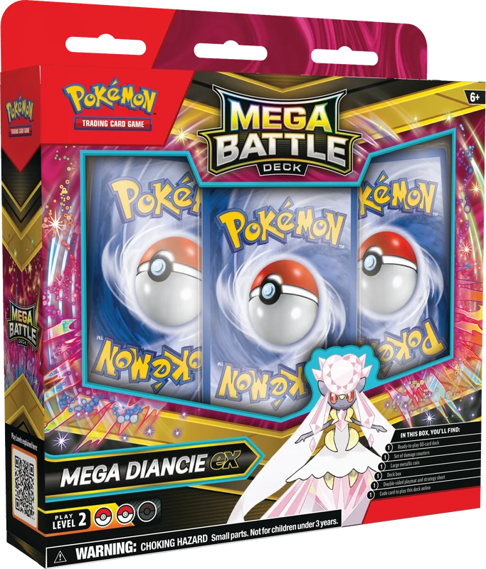 JCC POKÉMON : MÉGA DECKS DE COMBAT DIANCIE EX