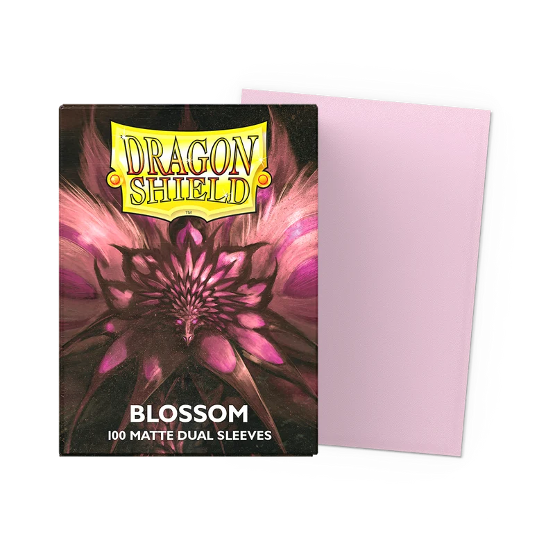 POCHETTES DRAGON SHIELD DOUBLE MAT 100CT PASTELS BLOSSOM