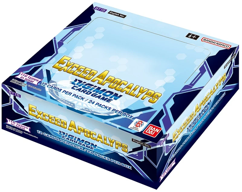 DIGIMON : DÉPASSER LA BOÎTE DE BOOSTER APOCALYPSE BT15