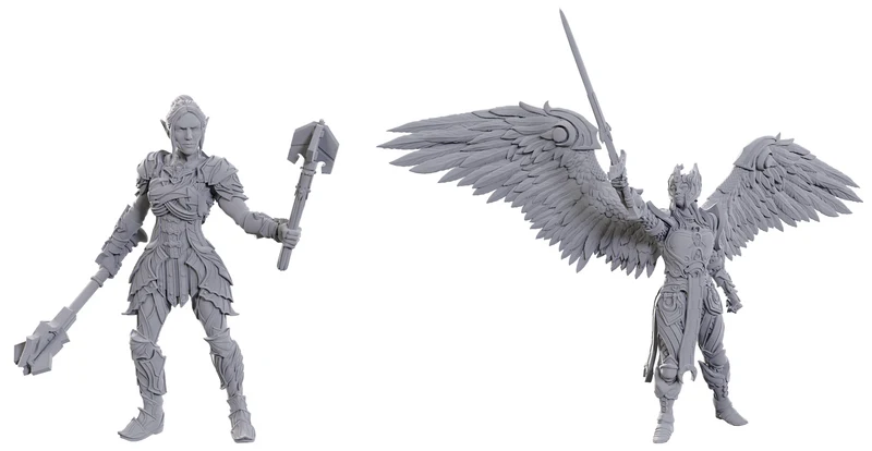 MDN NON PEINT MINIS BG3 - DAME AYLIN & MINTHARA