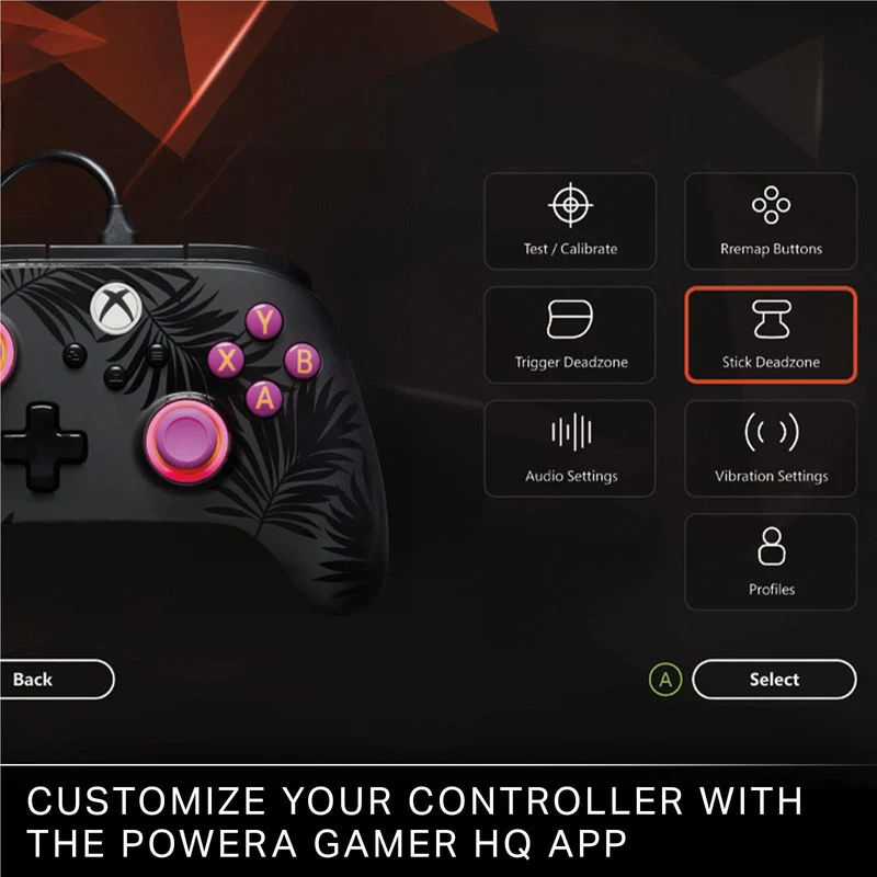 PowerA Advantage Plus Wired Controller for XBOX Series X|S (Moonlit Palms)