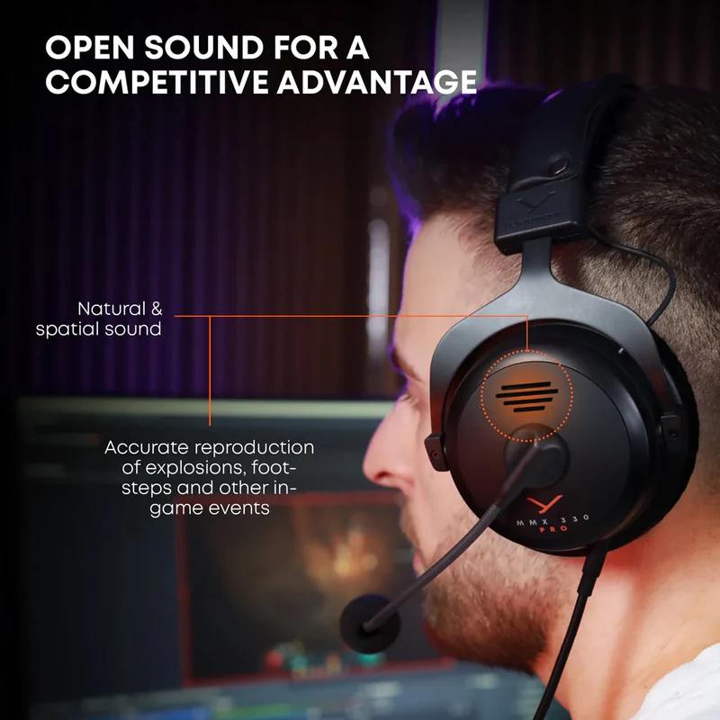 Beyerdynamic MMX 330 PRO Wired Gaming Headset - Black (BD1001163)