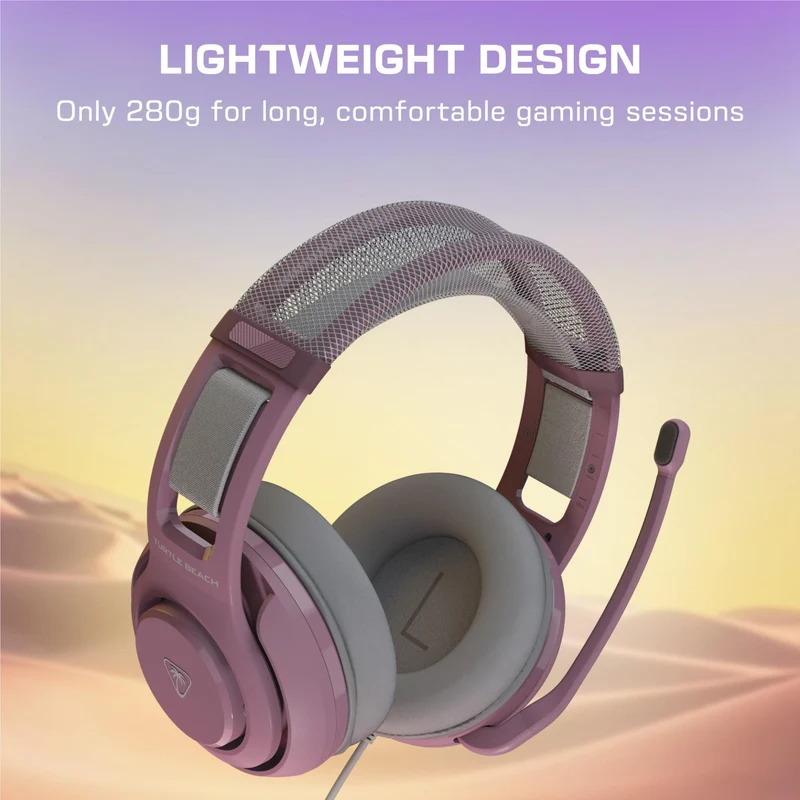 Turtle Beach® Atlas™ 200 Wired Multi-Platform Gaming Headset (Lilac Mist)