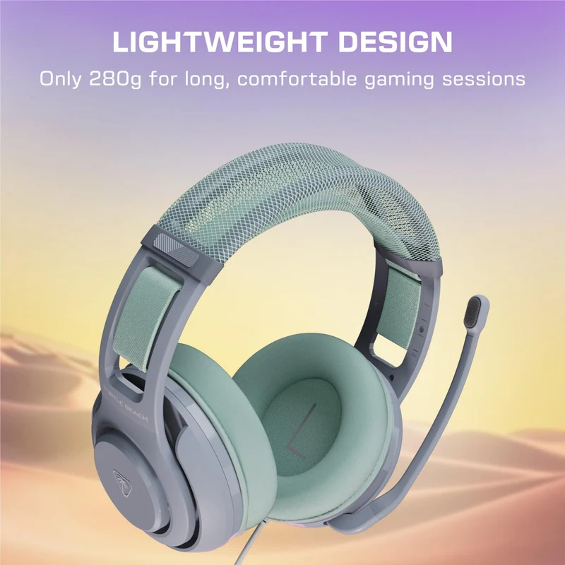 Turtle Beach® Atlas™ 200 Wired Multi-Platform Gaming Headset (Seafoam Breeze)