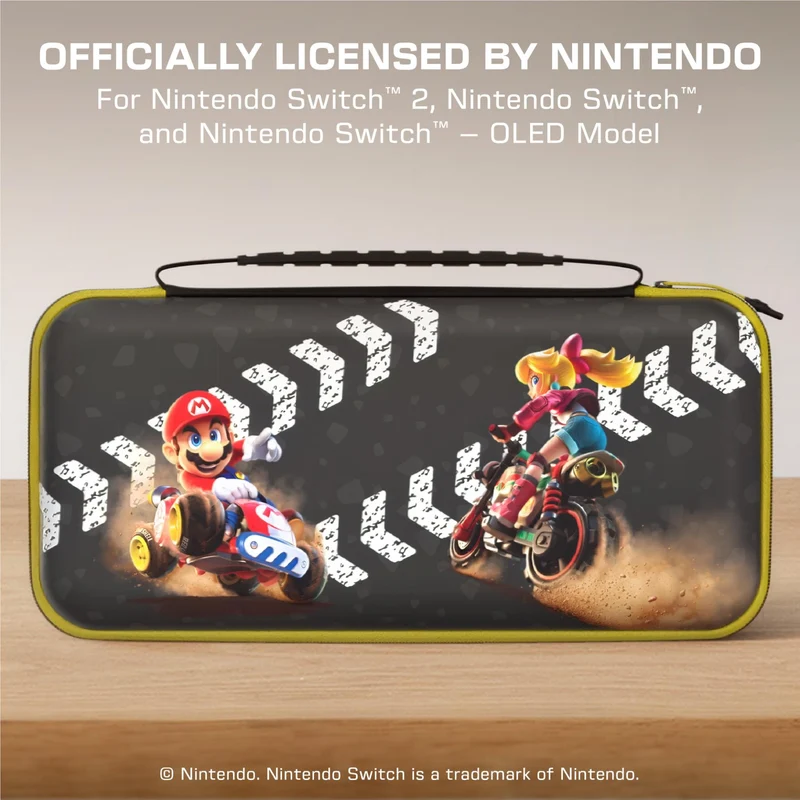 Turtle Beach PlayTrek Travel Case Mario Kart World for Nintendo Switch 2
