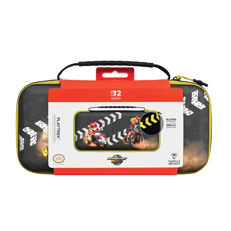 Turtle Beach PlayTrek Travel Case Mario Kart World for Nintendo Switch 2