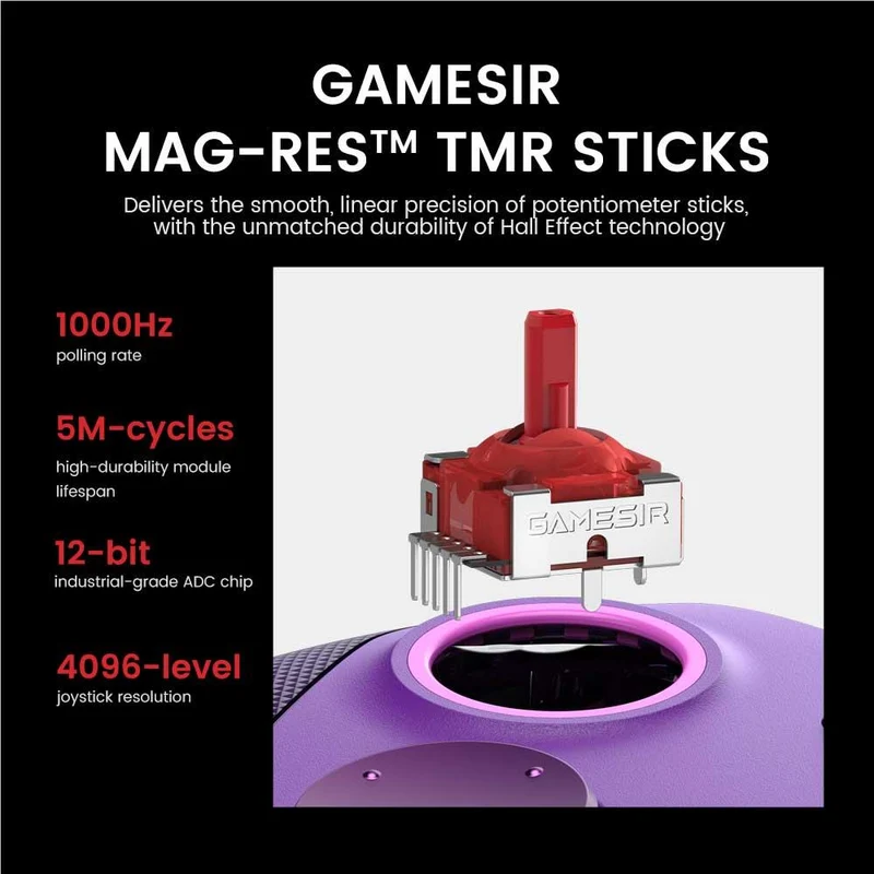 GameSir G7 Pro Wireless Controller for PC & Mobile - Wired for XBOX (Plum Purple)