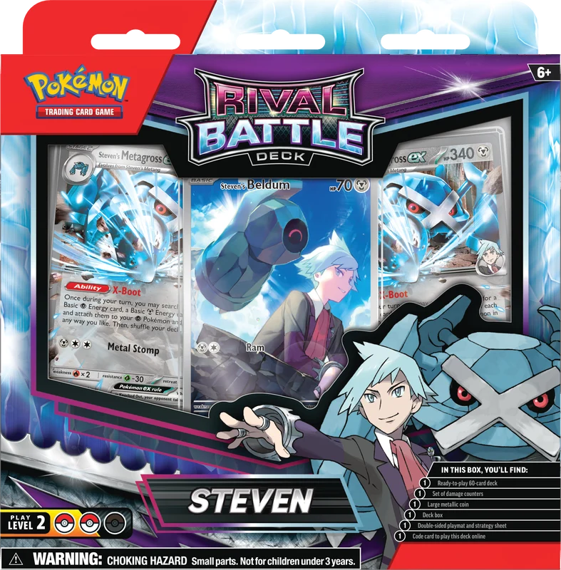 Deck de combat Pokémon Rivaux - Steven