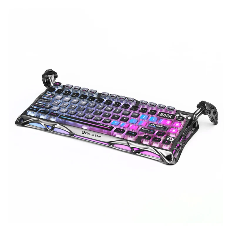 GravaStar Special Edition Mercury K1 Pro Gaming Keyboard (Cyberpunk)