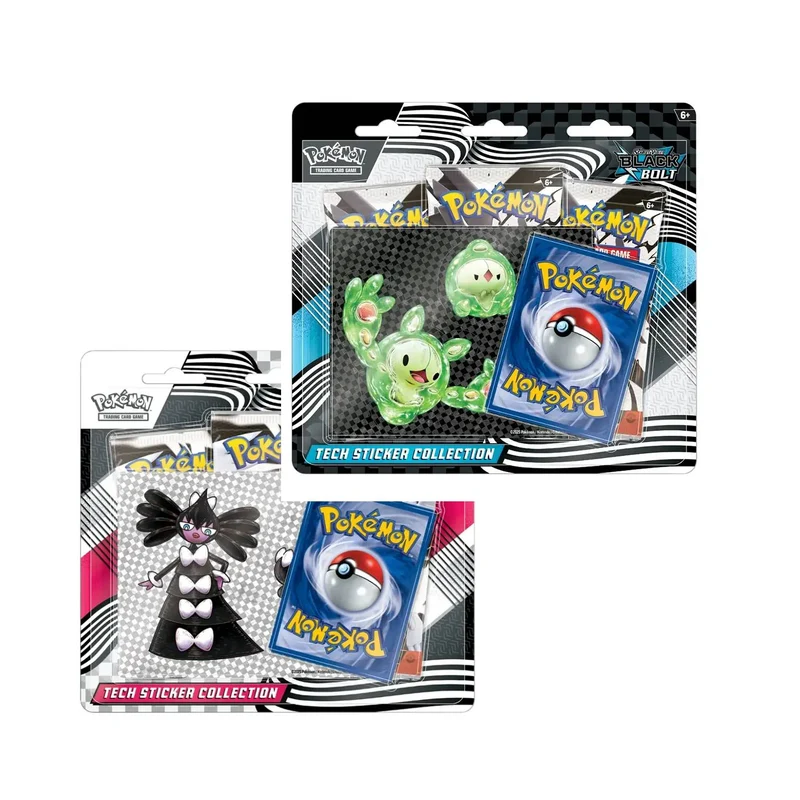 JCC POKÉMON SV10.5 : COLLECTION D'AUTOCOLLANTS TECHNOLOGIQUES ÉCLAIR NOIR ÉCLAT BLANC