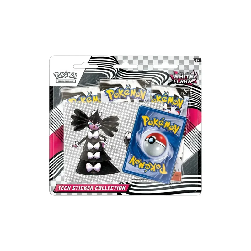 JCC POKÉMON SV10.5 : COLLECTION D'AUTOCOLLANTS TECHNOLOGIQUES ÉCLAIR NOIR ÉCLAT BLANC