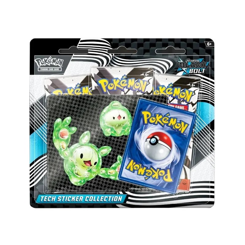 JCC POKÉMON SV10.5 : COLLECTION D'AUTOCOLLANTS TECHNOLOGIQUES ÉCLAIR NOIR ÉCLAT BLANC