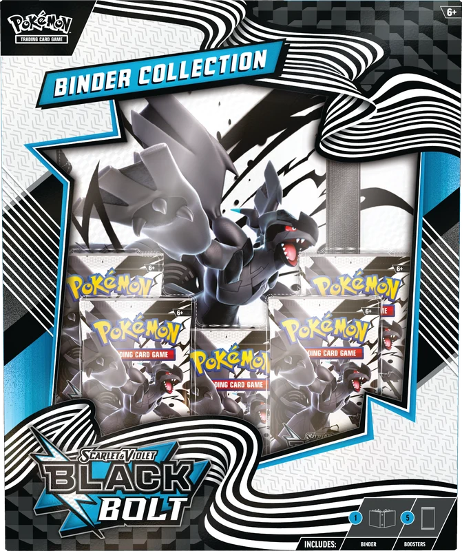 JCC POKÉMON SV10.5 : COLLECTION DE CLASSEURS ÉCLAIR NOIR ÉBLOUISSEMENT BLANC
