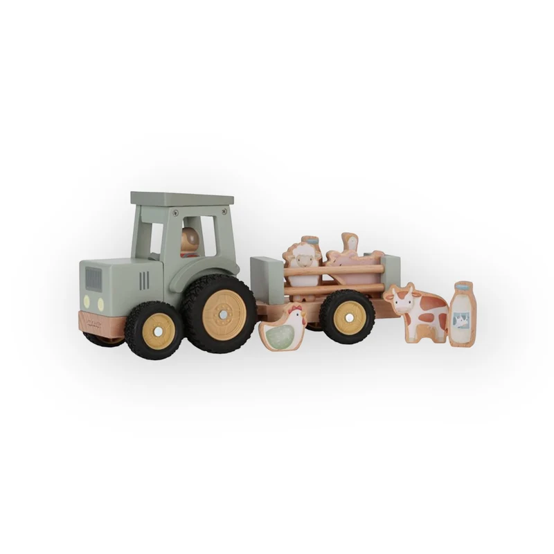Tracteur avec remorque