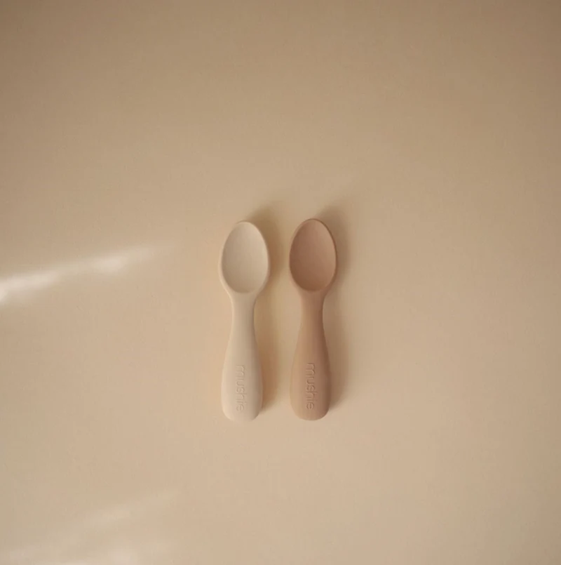 Lot de 2 cuillères | Nude