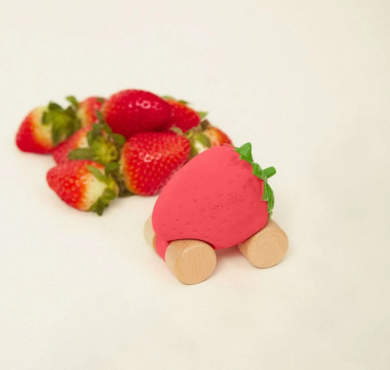 Jouet à rouler | Fraise